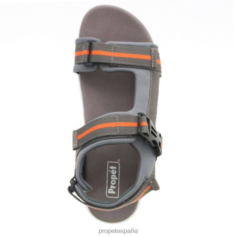 es Propet refrescante eli hombres gris naranja/negro gris/negro rojo/oliva J8NZ270 - Imagen 20