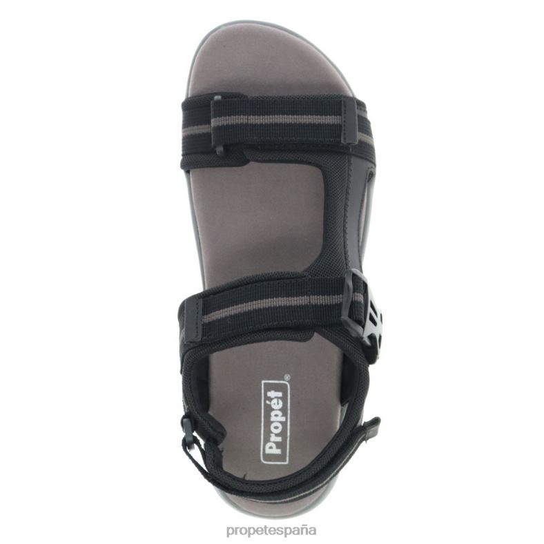 es Propet refrescante eli hombres gris naranja/negro gris/negro rojo/oliva J8NZ270 - Imagen 4
