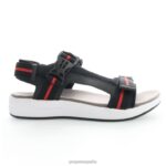 es Propet refrescante eli hombres gris naranja/negro gris/negro rojo/oliva J8NZ270 - Imagen 5