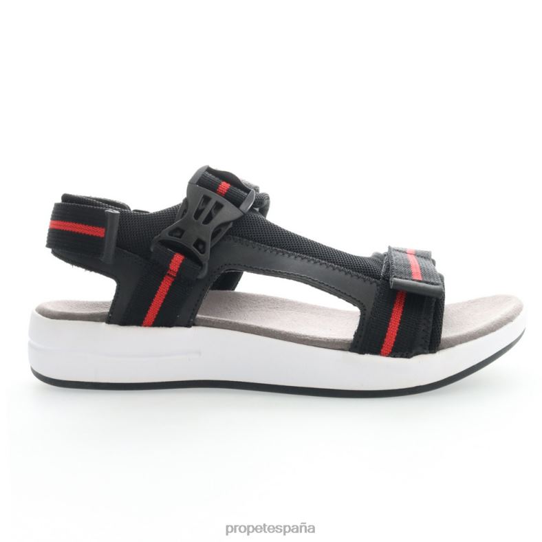 es Propet refrescante eli hombres gris naranja/negro gris/negro rojo/oliva J8NZ270 - Imagen 5