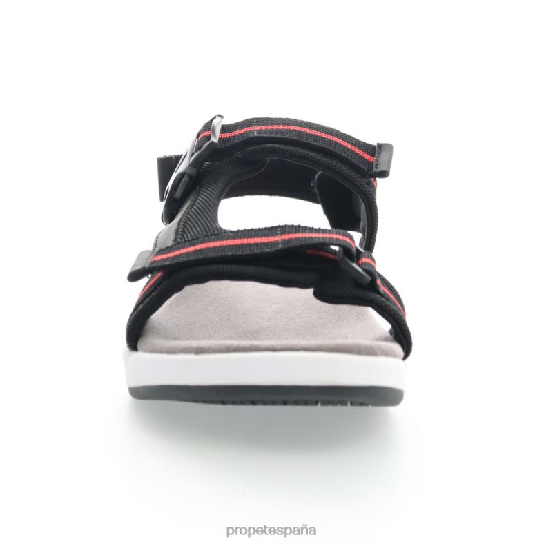 es Propet refrescante eli hombres gris naranja/negro gris/negro rojo/oliva J8NZ270 - Imagen 7