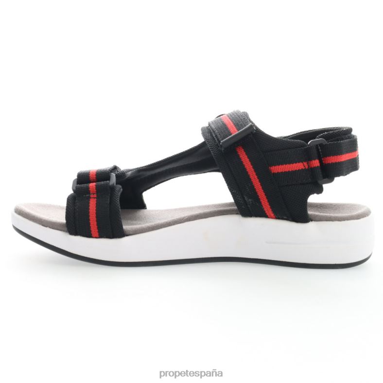 es Propet refrescante eli hombres gris naranja/negro gris/negro rojo/oliva J8NZ270 - Imagen 8