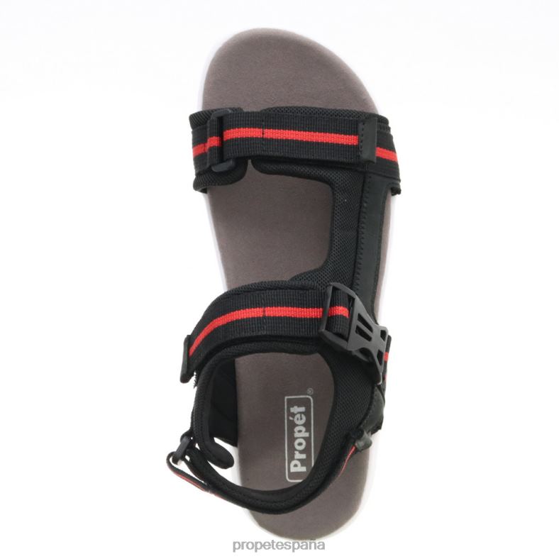 es Propet refrescante eli hombres gris naranja/negro gris/negro rojo/oliva J8NZ270 - Imagen 10