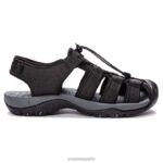 es Propet refrescante Kona hombres negro/marrón/gris J8NZ272