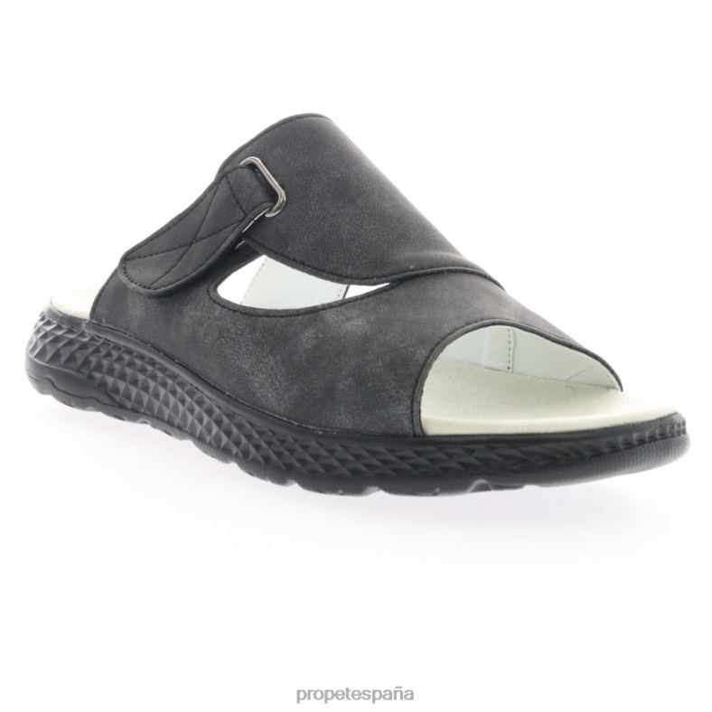es Propet refrescante viaje activo sedona mujer negro/azul claro/ostra J8NZ2128 - Imagen 2