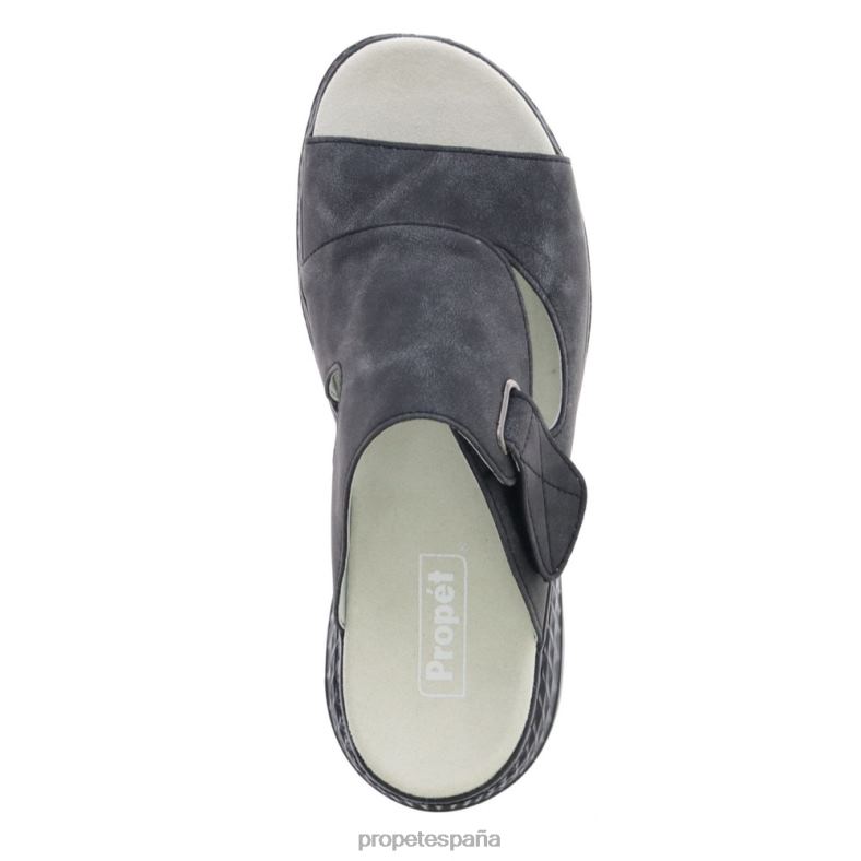 es Propet refrescante viaje activo sedona mujer negro/azul claro/ostra J8NZ2128 - Imagen 14
